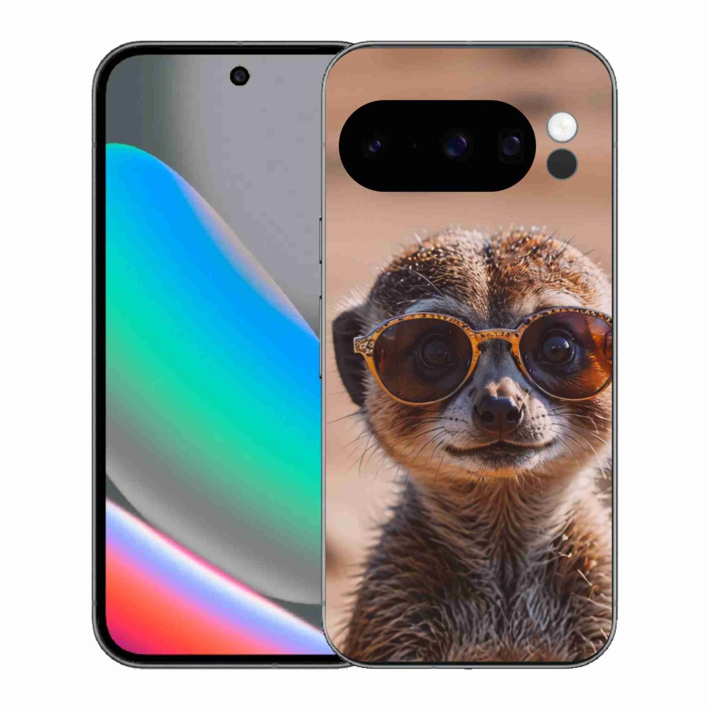 Gelový kryt mmCase na Google Pixel 10 Pro - stylová surikata