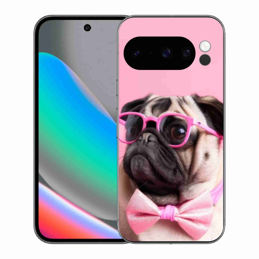 Gelový kryt mmCase na Google Pixel 10 Pro - stylový mops