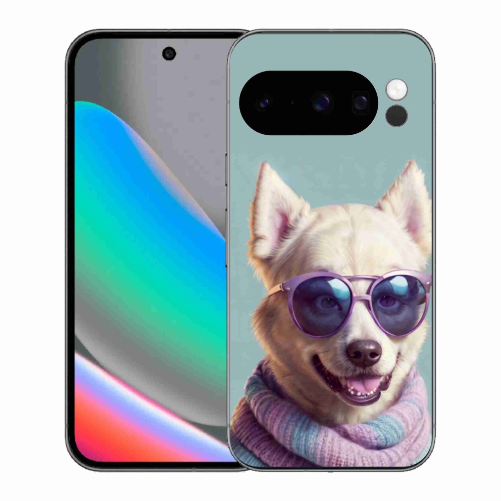 Gelový kryt mmCase na Google Pixel 10 Pro - stylový německý špic