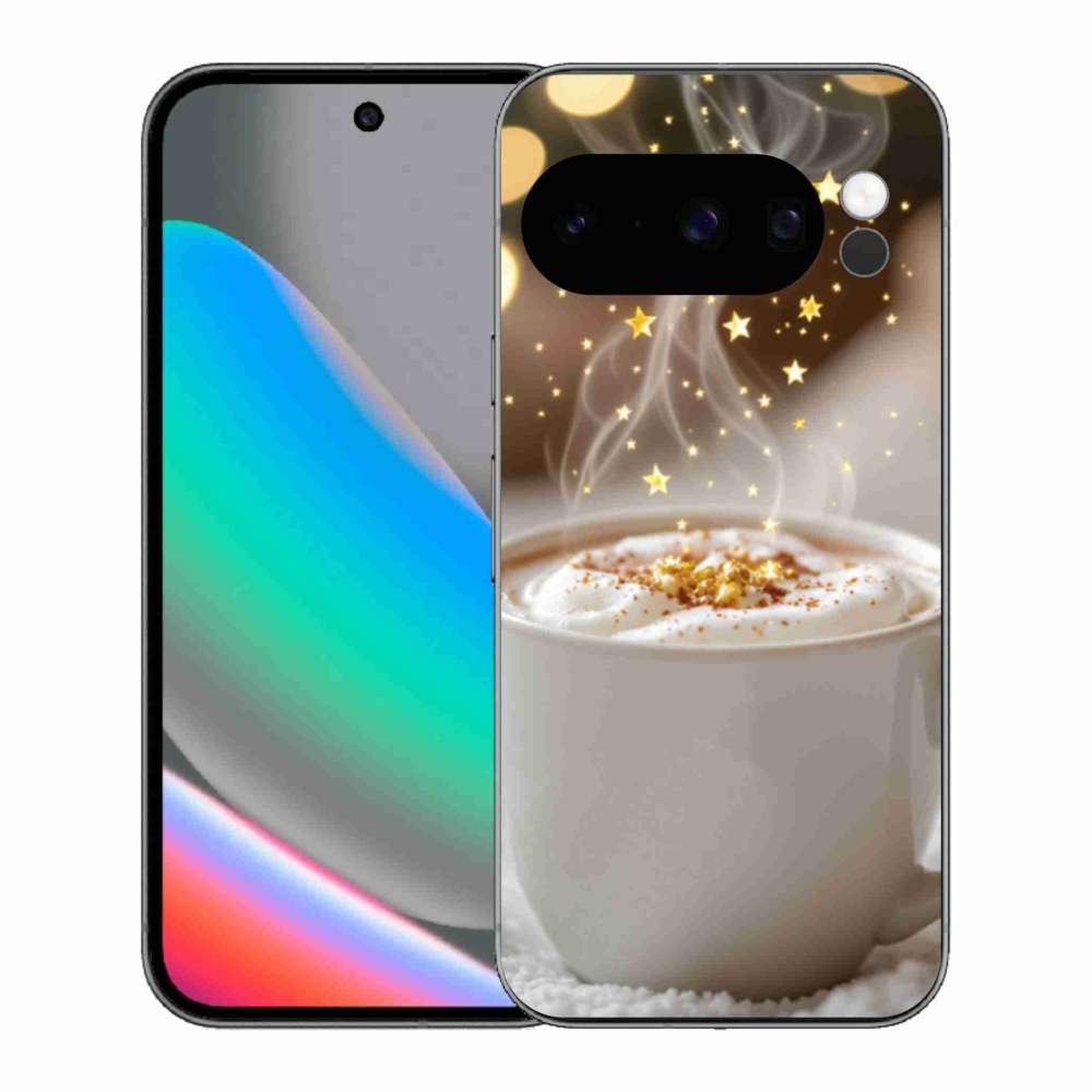 Gelový kryt mmCase na Google Pixel 10 Pro - vánoční horký nápoj
