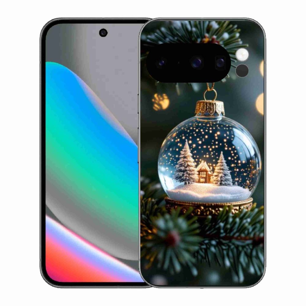 Gelový kryt mmCase na Google Pixel 10 Pro - vánoční koule 2