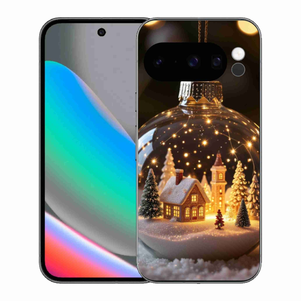 Gelový kryt mmCase na Google Pixel 10 Pro - vánoční koule 3