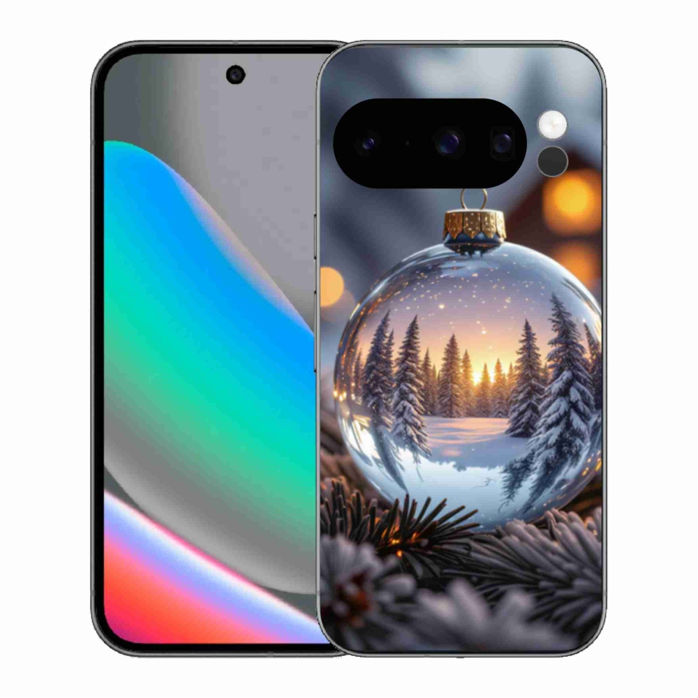 Gelový kryt mmCase na Google Pixel 10 Pro - vánoční ozdoba