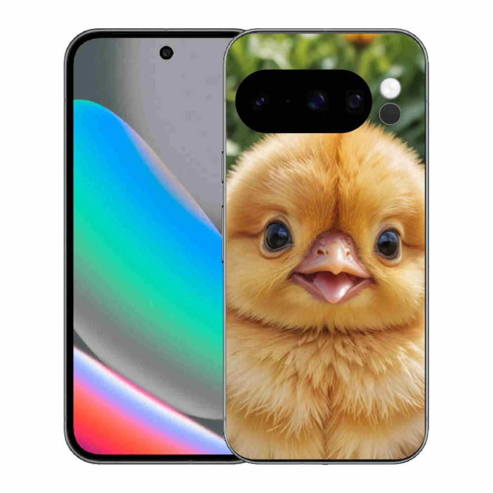 Gelový kryt mmCase na Google Pixel 10 Pro - veselé kuřátko