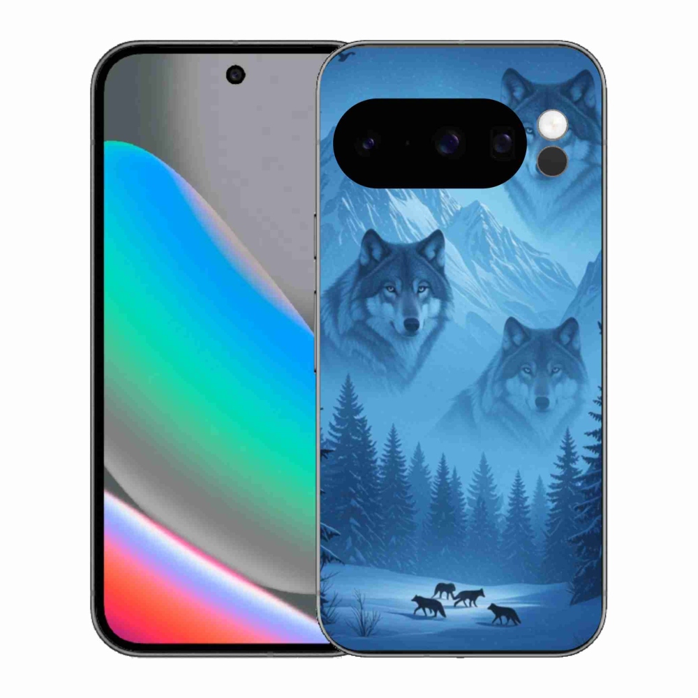 Gelový kryt mmCase na Google Pixel 10 Pro - vlčí smečka