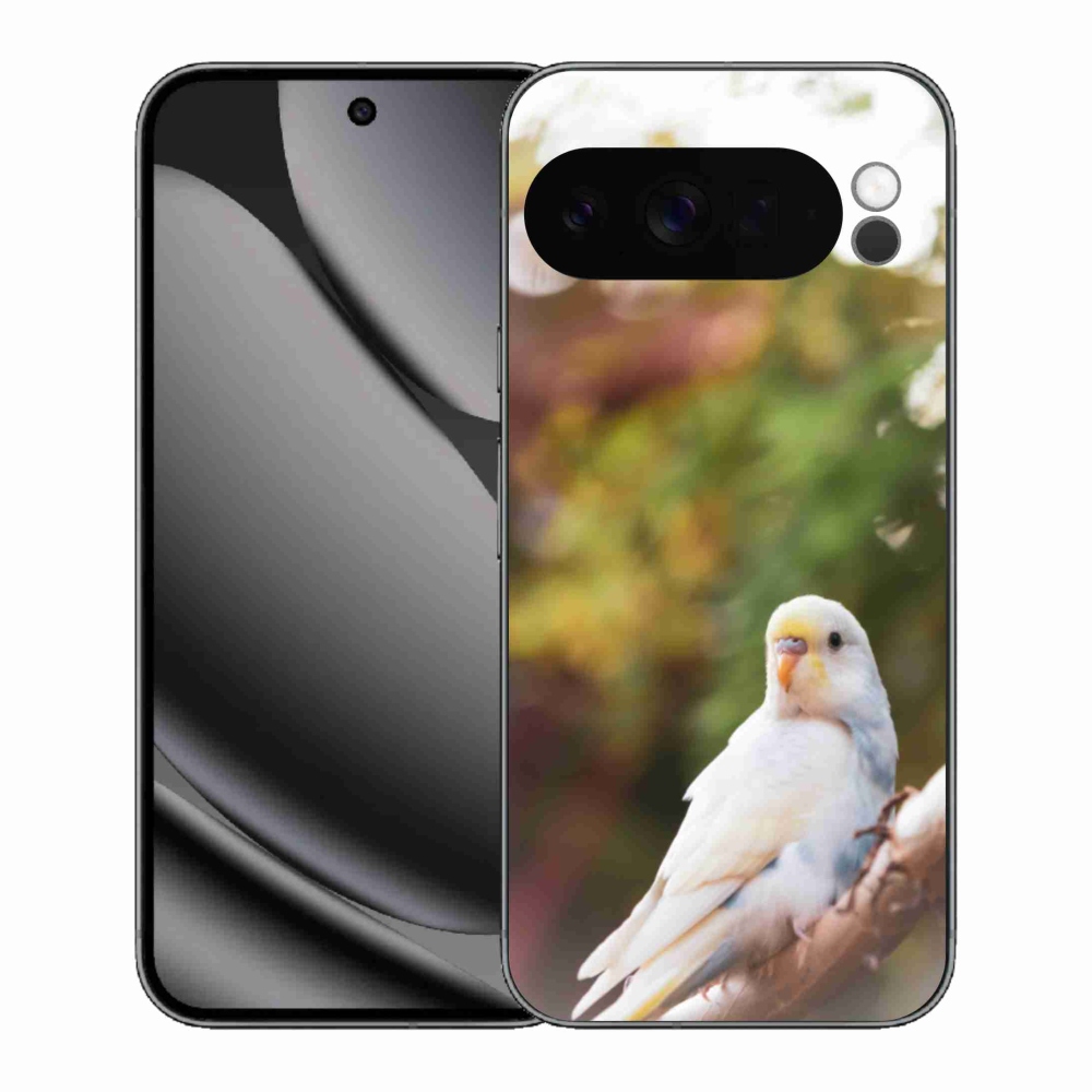 Gelový kryt mmCase na Google Pixel 10 Pro XL - andulka bílá