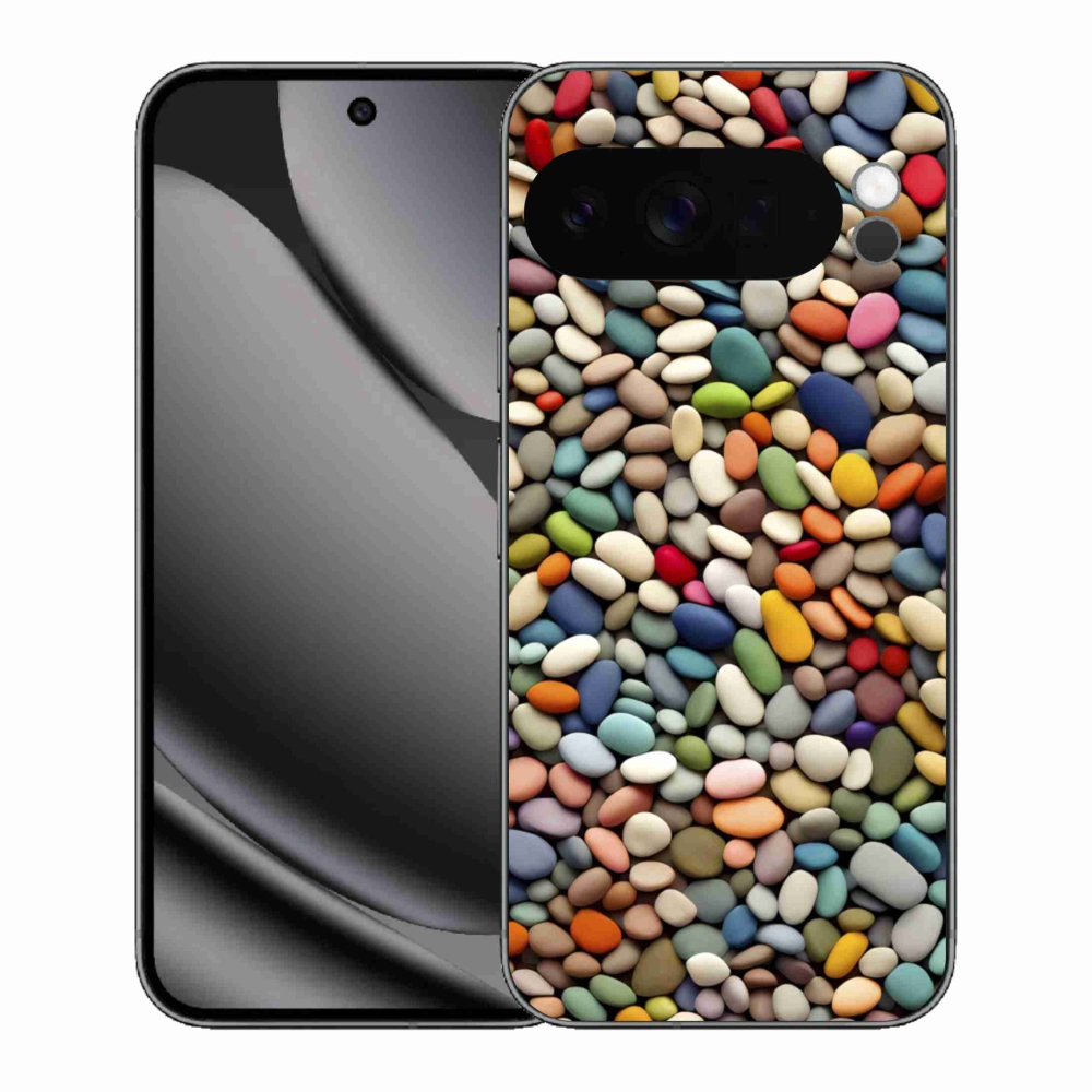Gelový kryt mmCase na Google Pixel 10 Pro XL - barevné kamínky 2