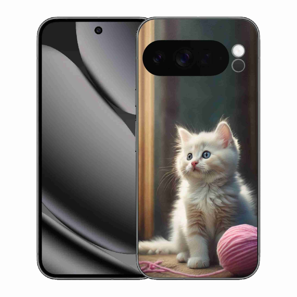 Gelový kryt mmCase na Google Pixel 10 Pro XL - bílé kotě 2
