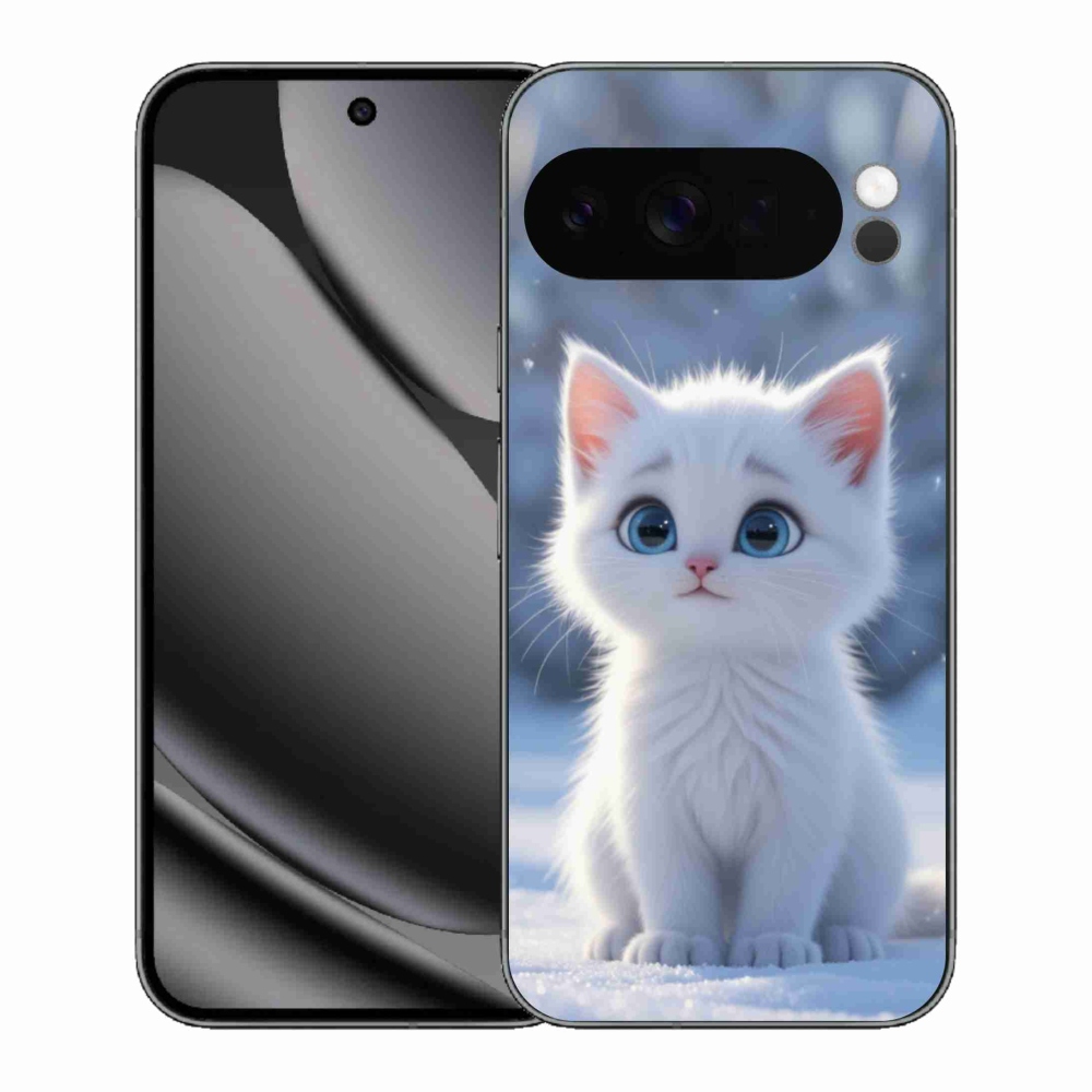 Gelový kryt mmCase na Google Pixel 10 Pro XL - bílé kotě 3
