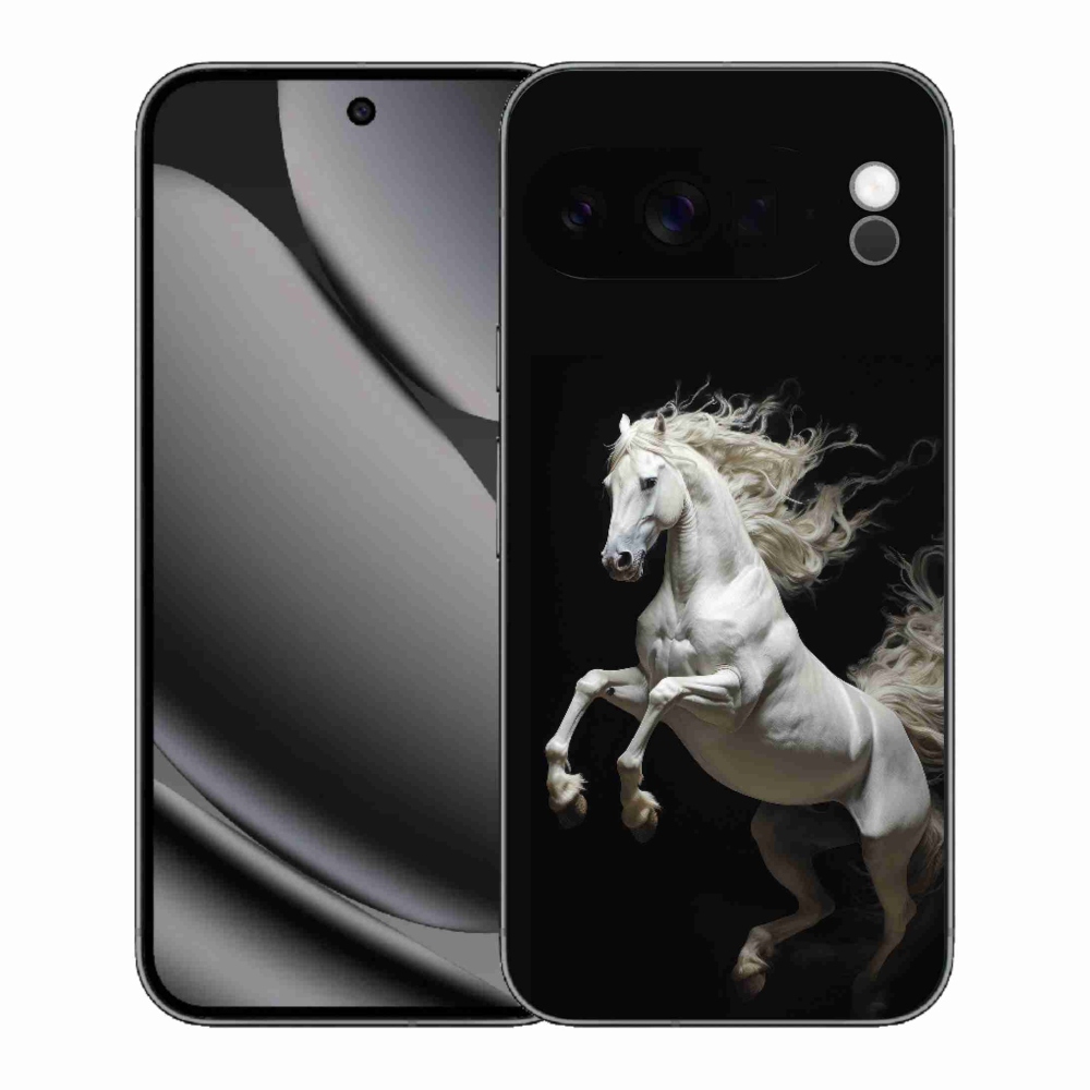Gelový kryt mmCase na Google Pixel 10 Pro XL - bílý kůň 4