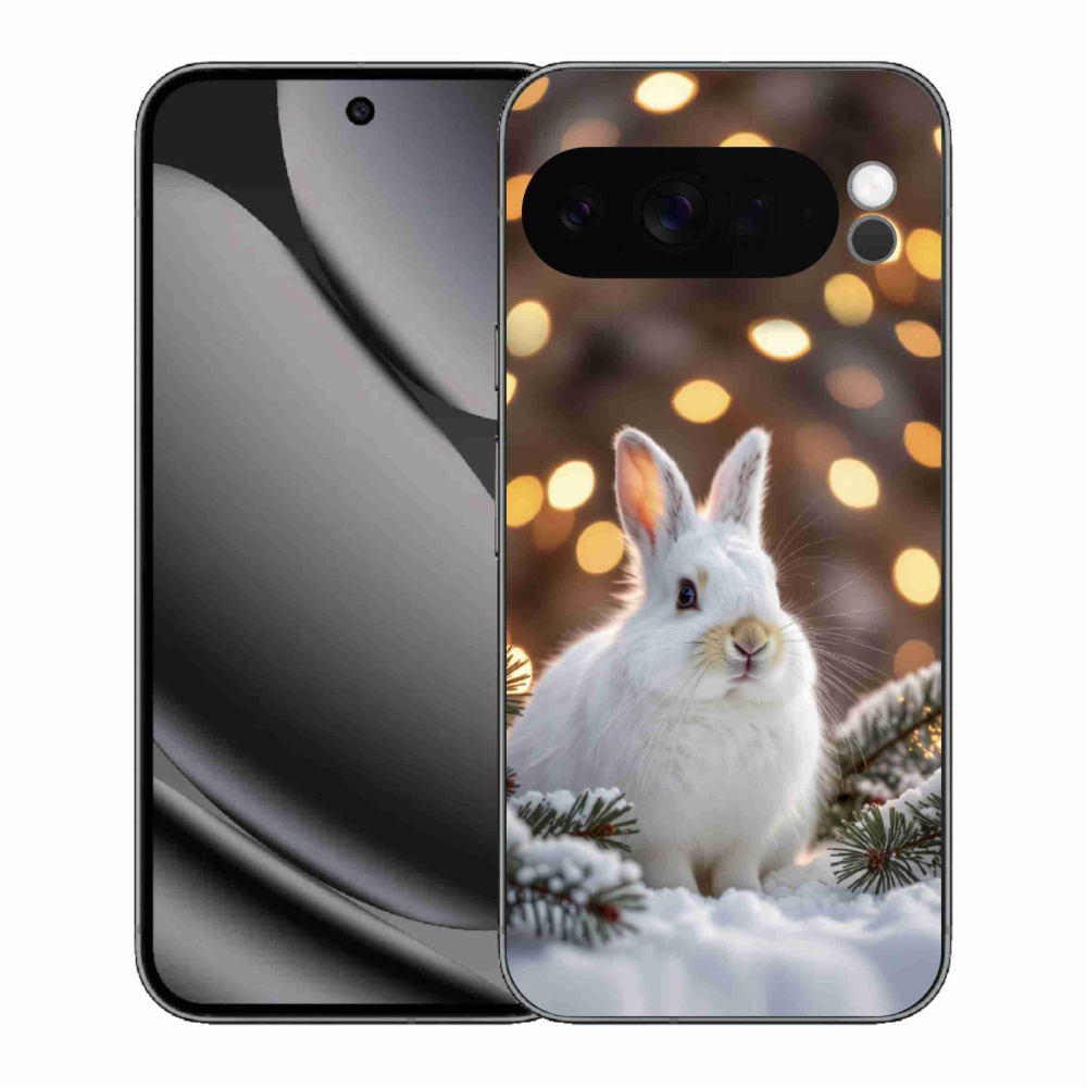 Gelový kryt mmCase na Google Pixel 10 Pro XL - bílý zajíc
