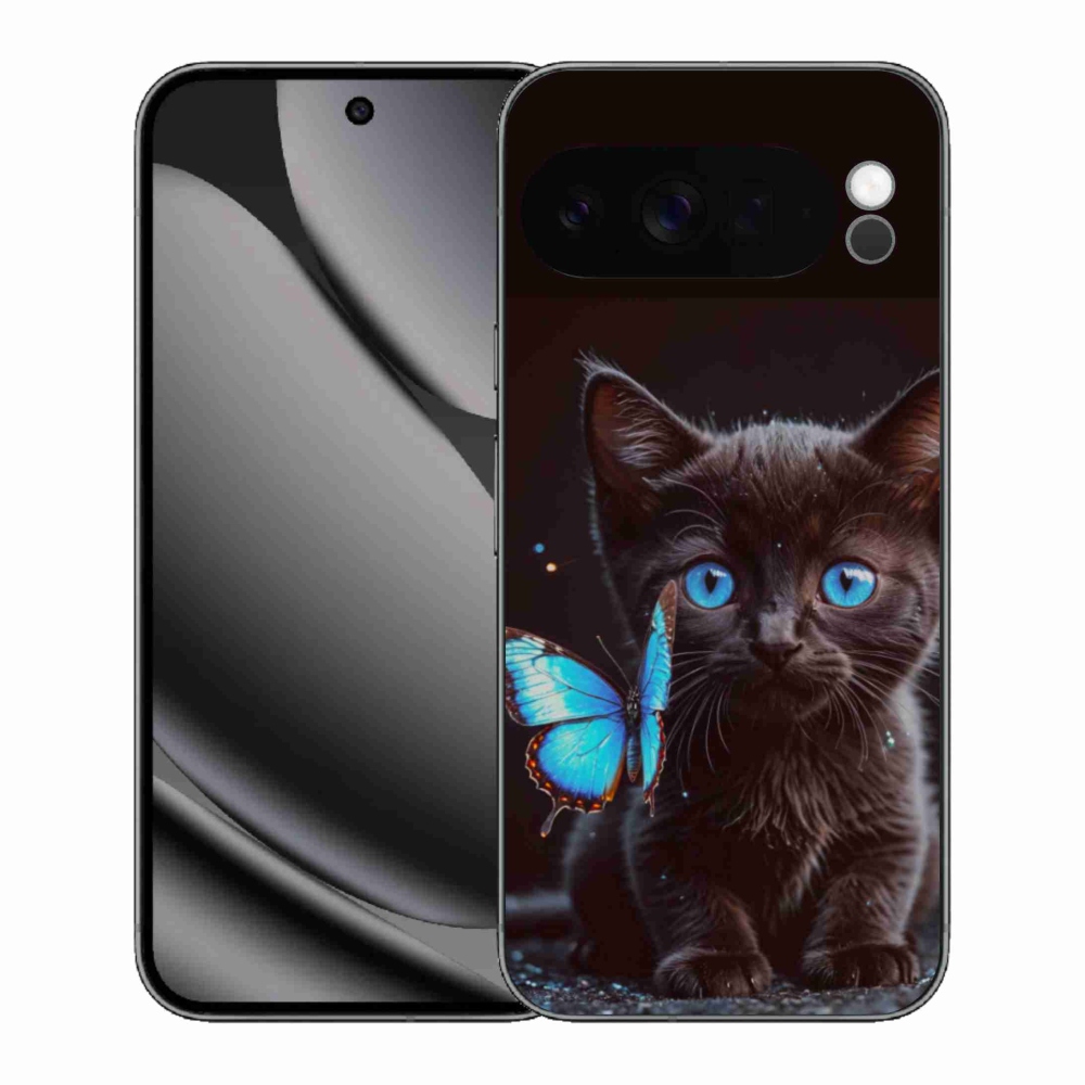 Gelový kryt mmCase na Google Pixel 10 Pro XL - černé kotě 3