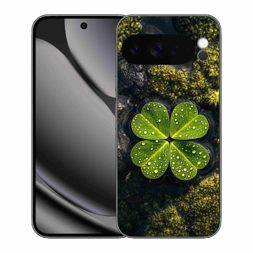 Gelový kryt mmCase na Google Pixel 10 Pro XL - čtyřlístek