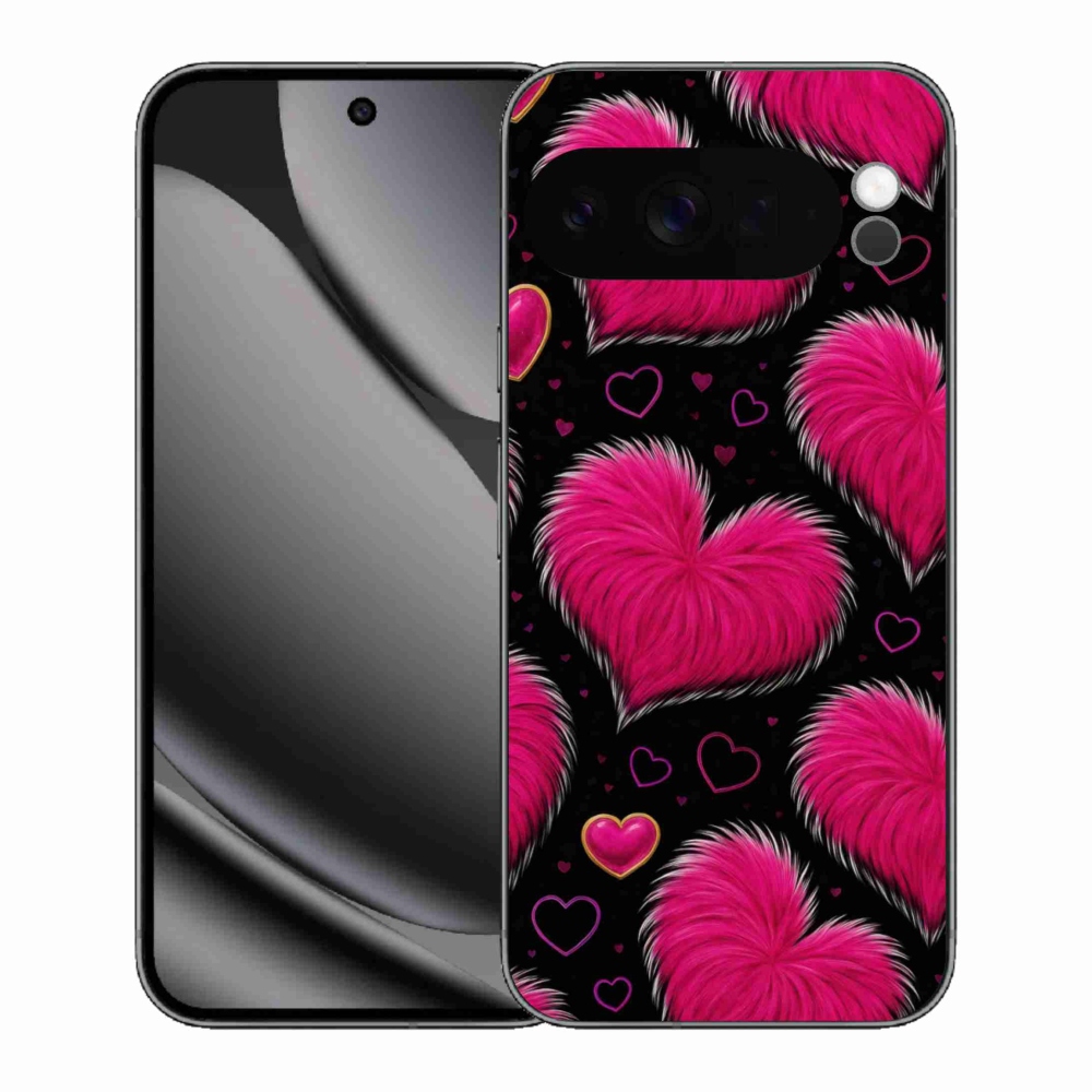 Gelový kryt mmCase na Google Pixel 10 Pro XL - hebká srdce