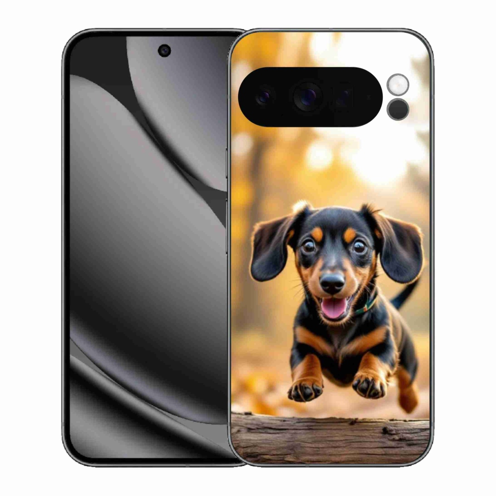Gelový kryt mmCase na Google Pixel 10 Pro XL - jezevčík 2