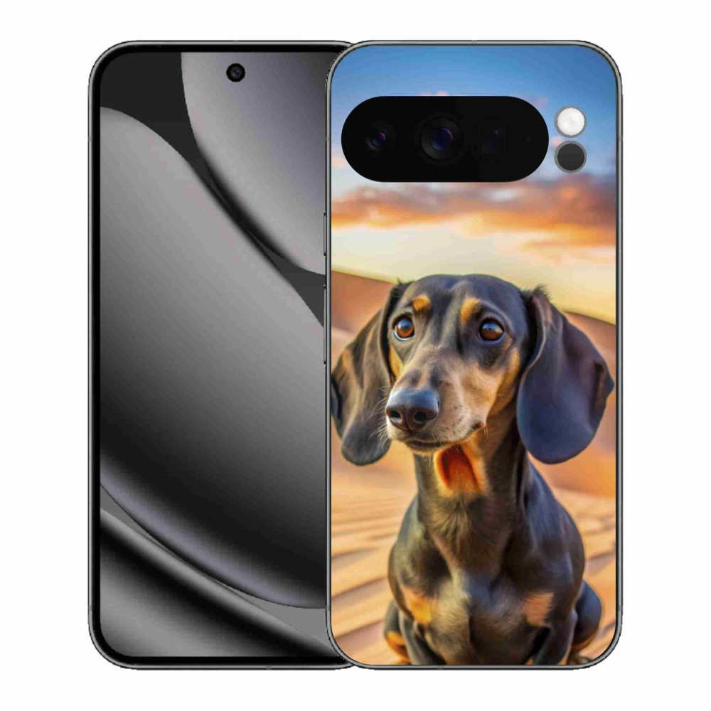 Gelový kryt mmCase na Google Pixel 10 Pro XL - jezevčík 3 