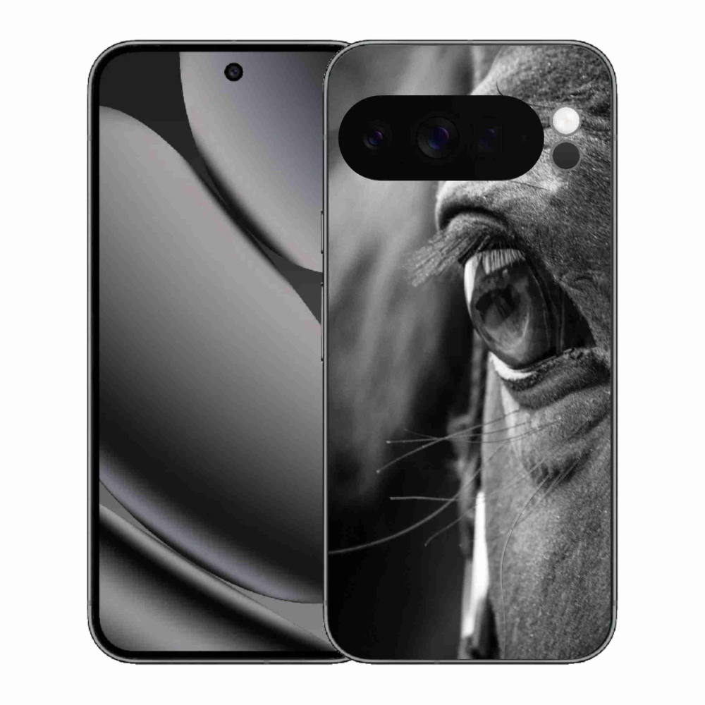 Gelový kryt mmCase na Google Pixel 10 Pro XL - koňský pohled