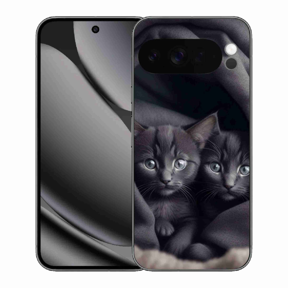 Gelový kryt mmCase na Google Pixel 10 Pro XL - kočičí duo