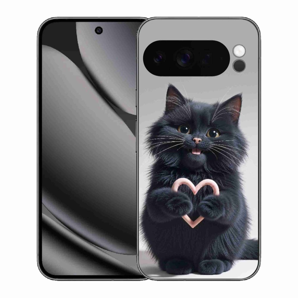 Gelový kryt mmCase na Google Pixel 10 Pro XL - kočičí láska 3