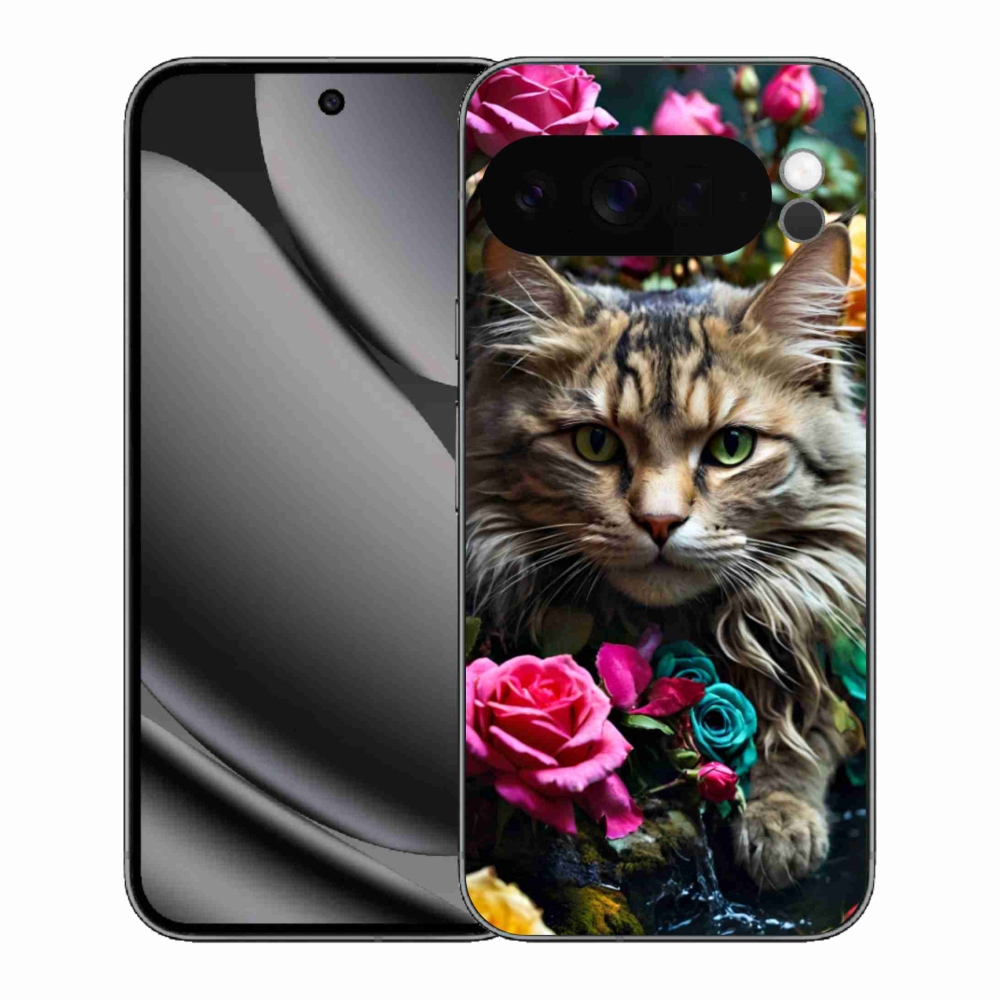 Gelový kryt mmCase na Google Pixel 10 Pro XL - kočíčí pohled 2