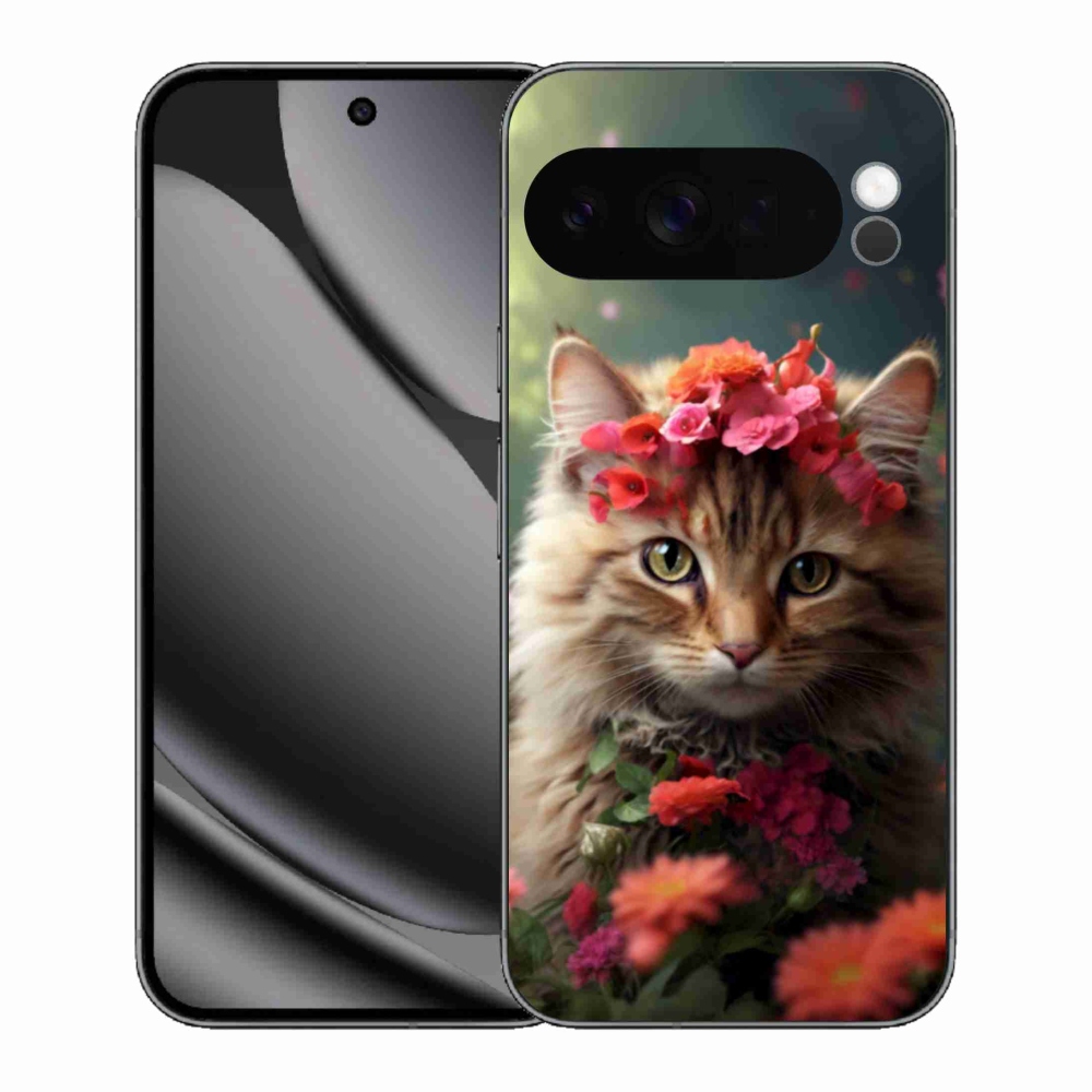 Gelový kryt mmCase na Google Pixel 10 Pro XL - kočíčí princezna