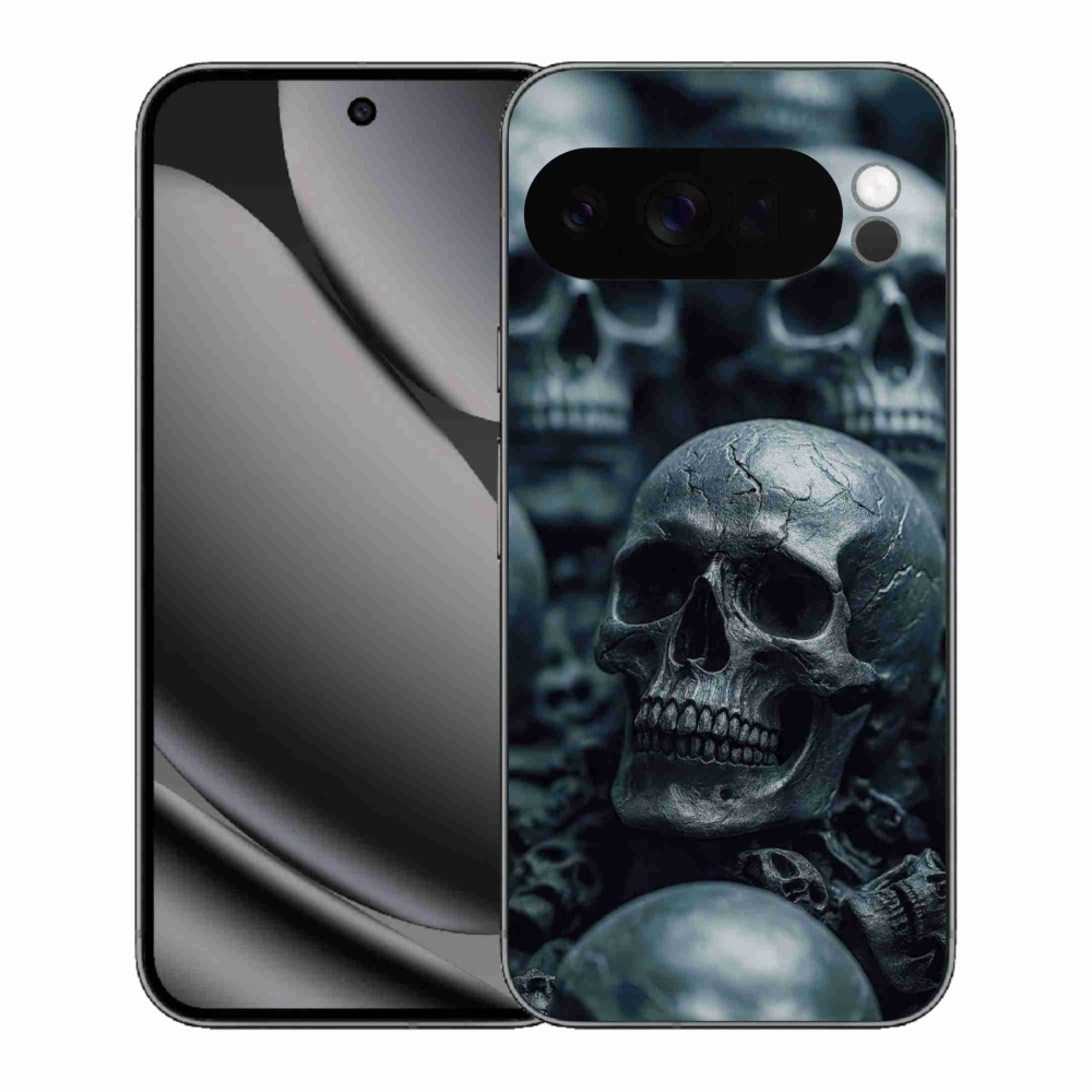Gelový kryt mmCase na Google Pixel 10 Pro XL - lebka 2