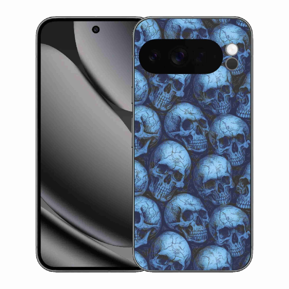 Gelový kryt mmCase na Google Pixel 10 Pro XL - lebky