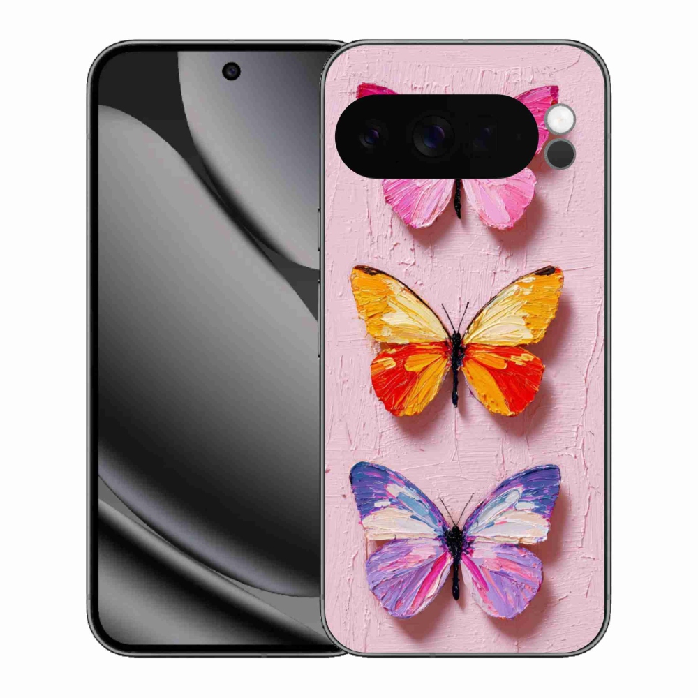 Gelový kryt mmCase na Google Pixel 10 Pro XL - motýlí trojice