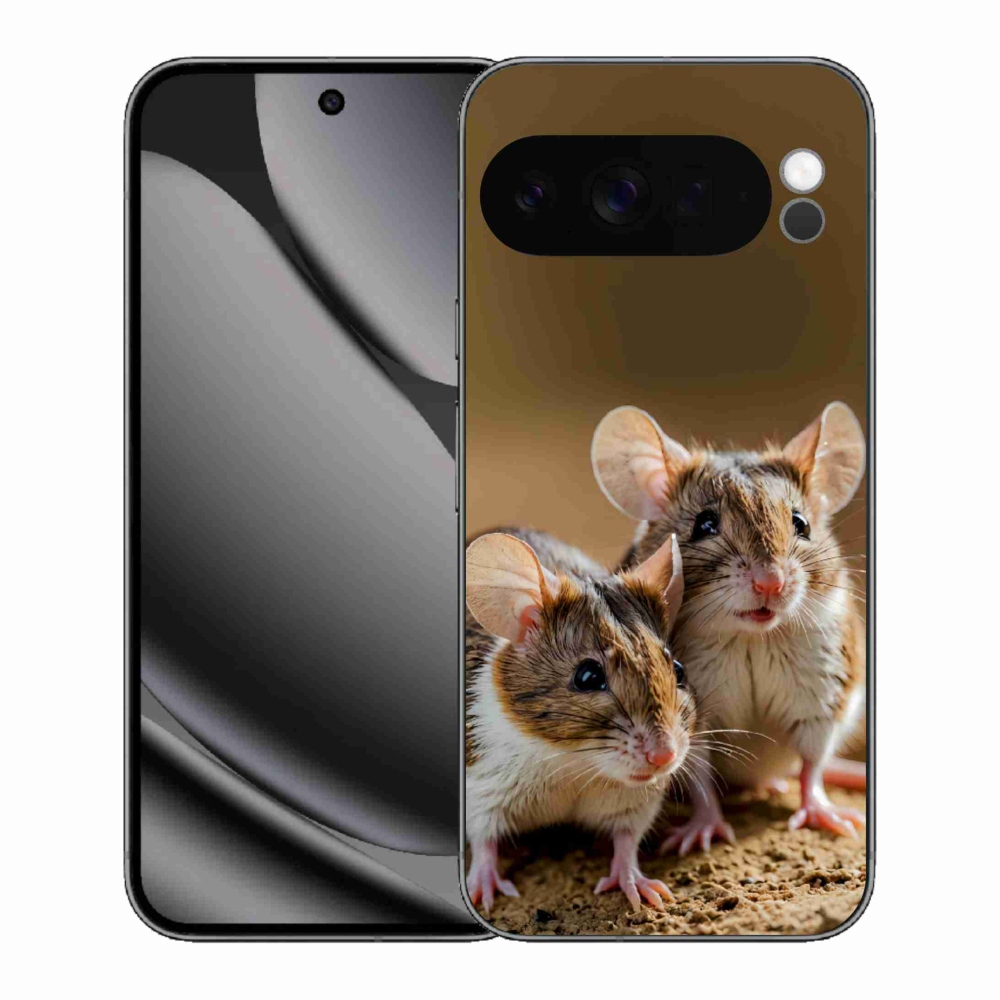 Gelový kryt mmCase na Google Pixel 10 Pro XL - myší duo