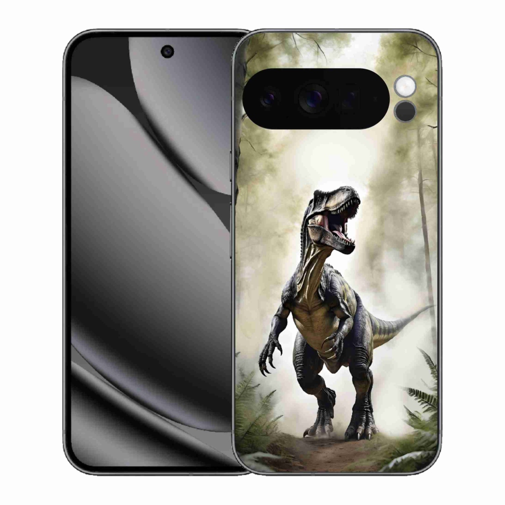 Gelový kryt mmCase na Google Pixel 10 Pro XL - naštvaný T-Rex