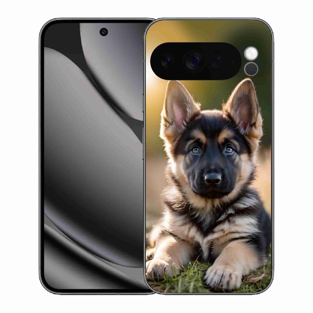 Gelový kryt mmCase na Google Pixel 10 Pro XL - německý ovčák v přírodě