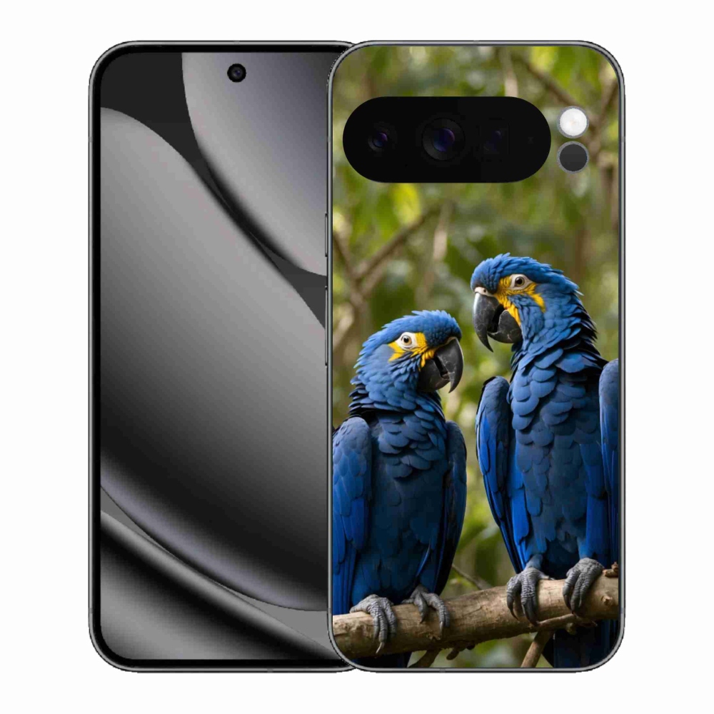 Gelový kryt mmCase na Google Pixel 10 Pro XL - papouščí duo