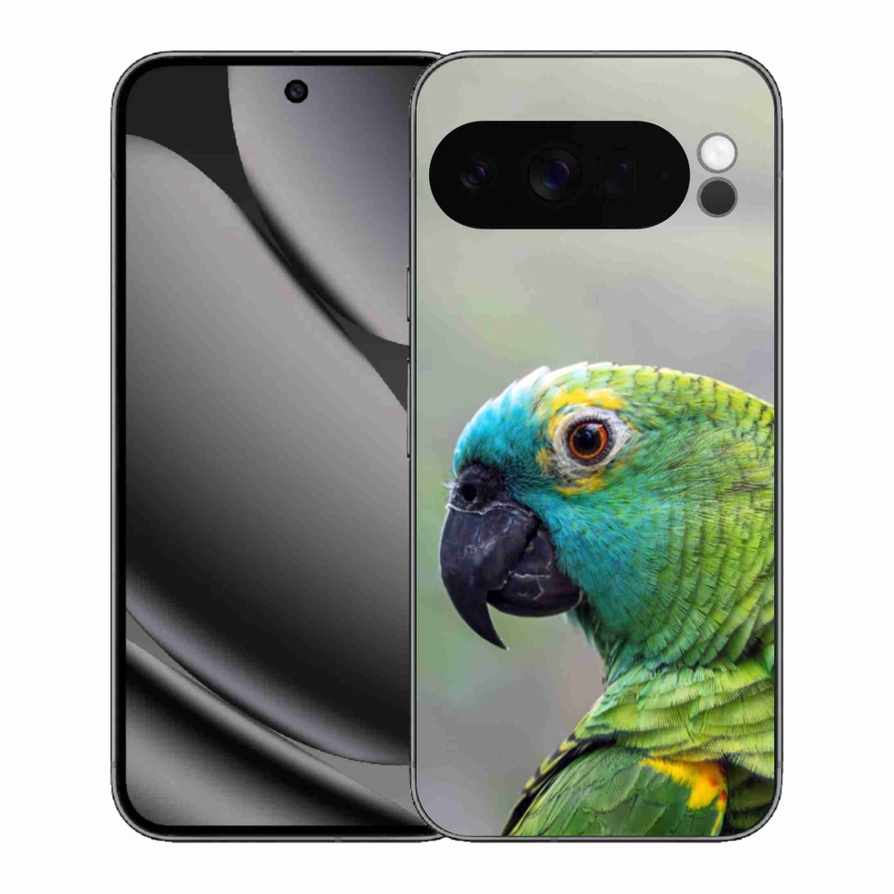 Gelový kryt mmCase na Google Pixel 10 Pro XL - papoušek amazoňan