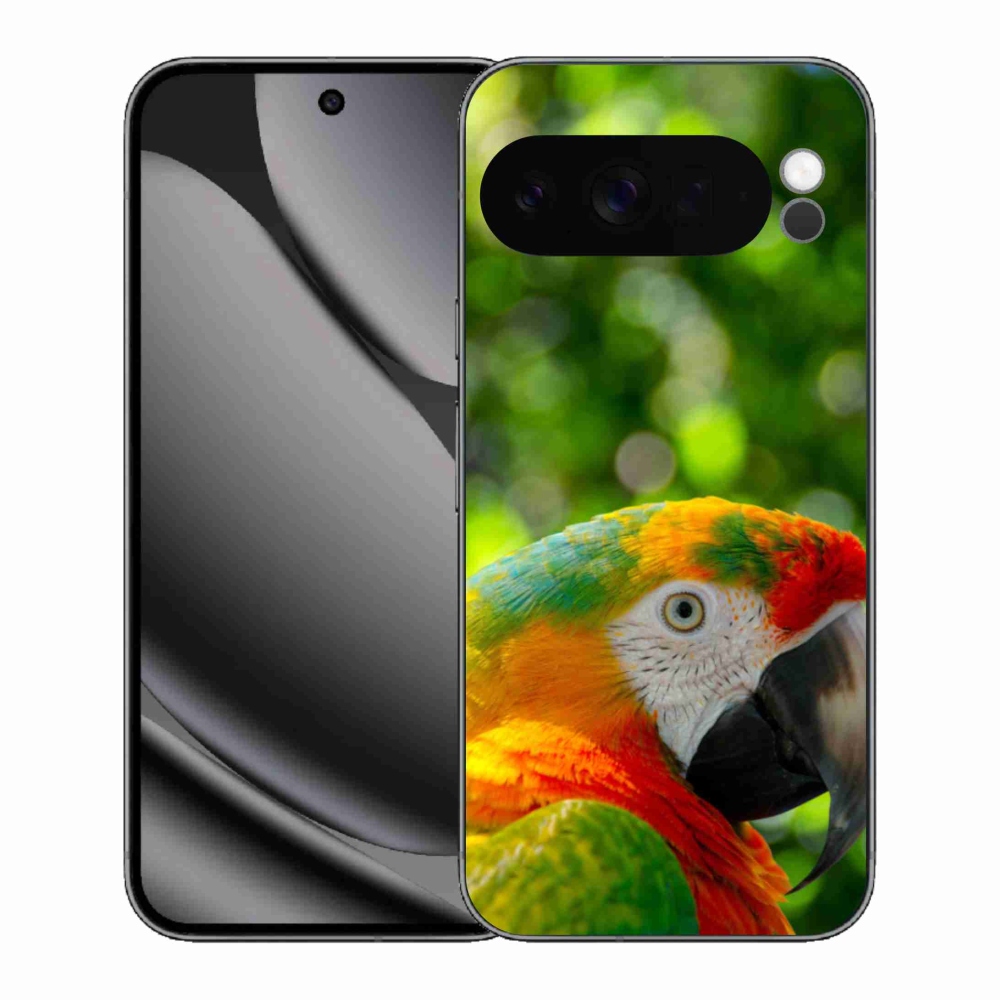 Gelový kryt mmCase na Google Pixel 10 Pro XL - papoušek ara 3