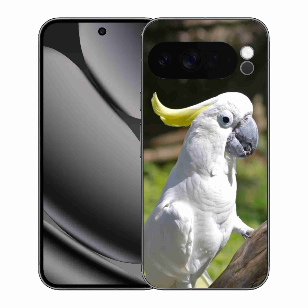 Gelový kryt mmCase na Google Pixel 10 Pro XL - papoušek kakadu 2