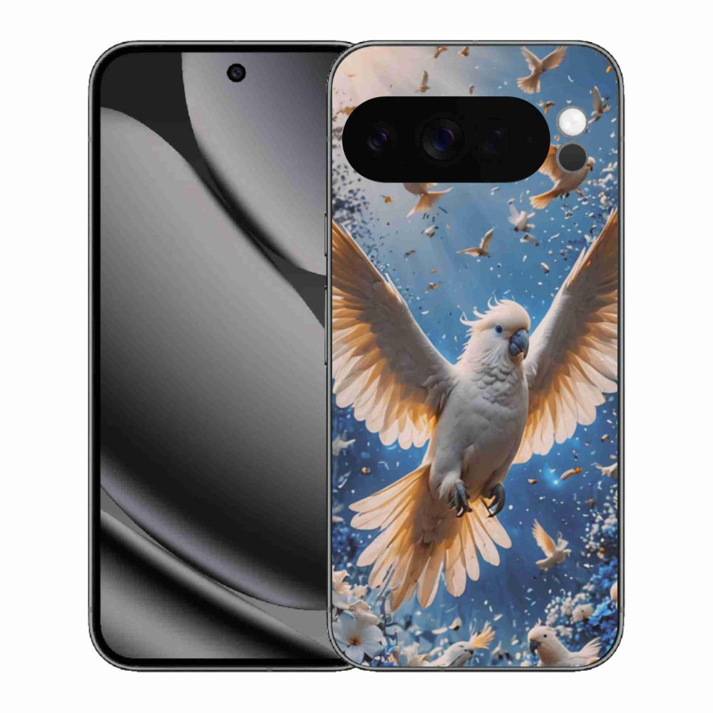 Gelový kryt mmCase na Google Pixel 10 Pro XL - papoušek kakadu