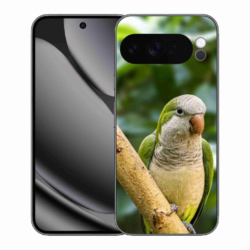 Gelový kryt mmCase na Google Pixel 10 Pro XL - papoušek mníšek