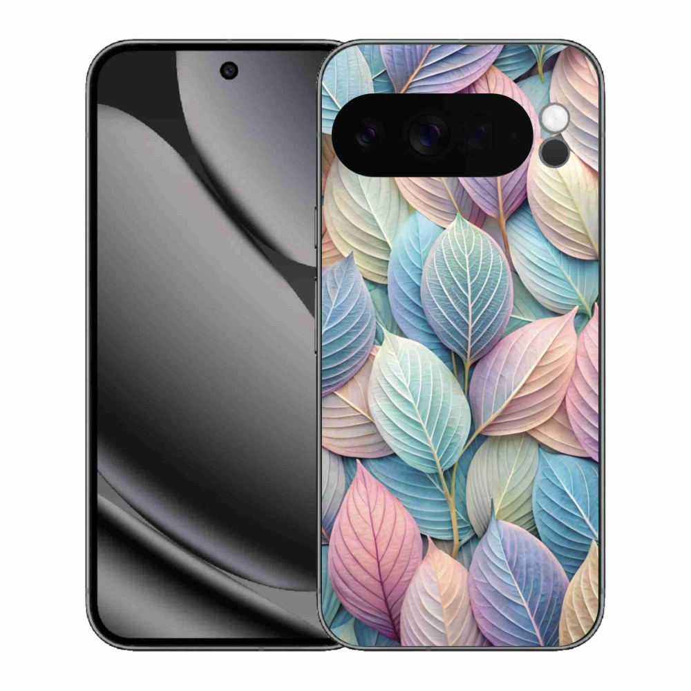 Gelový kryt mmCase na Google Pixel 10 Pro XL - pastelové listy