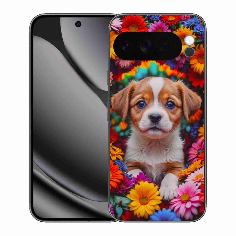 Gelový kryt mmCase na Google Pixel 10 Pro XL - roztomilé štěně