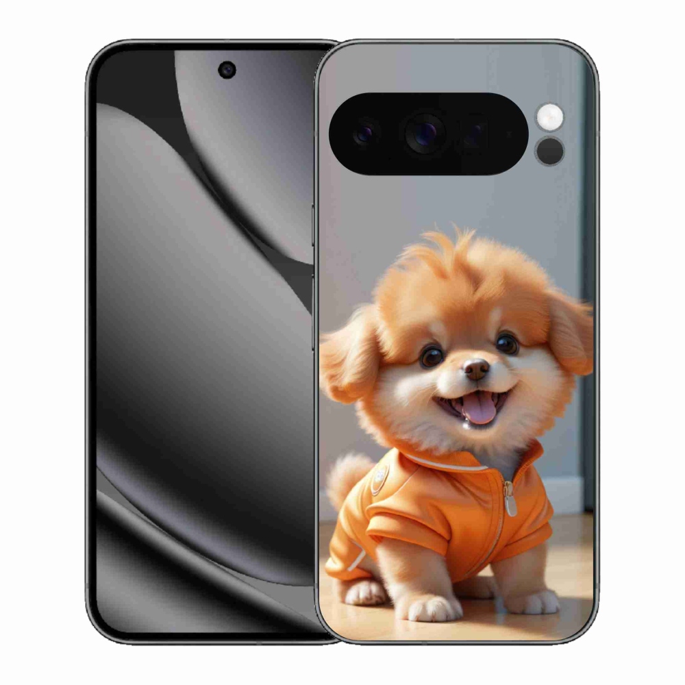 Gelový kryt mmCase na Google Pixel 10 Pro XL - roztomilý pomeranian v mikině