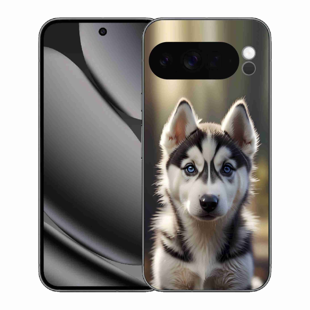 Gelový kryt mmCase na Google Pixel 10 Pro XL - roztomilý sibiřský husky