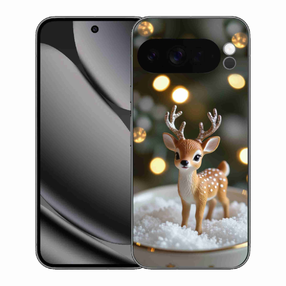 Gelový kryt mmCase na Google Pixel 10 Pro XL - roztomilý vánoční jelen