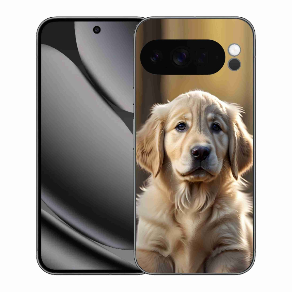 Gelový kryt mmCase na Google Pixel 10 Pro XL - roztomilý zlatý retrívr