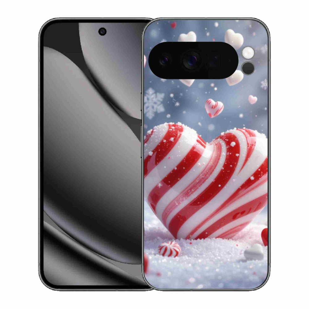 Gelový kryt mmCase na Google Pixel 10 Pro XL - sladké srdce