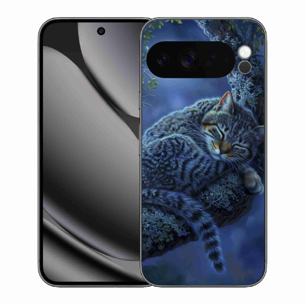 Gelový kryt mmCase na Google Pixel 10 Pro XL - spící kočka