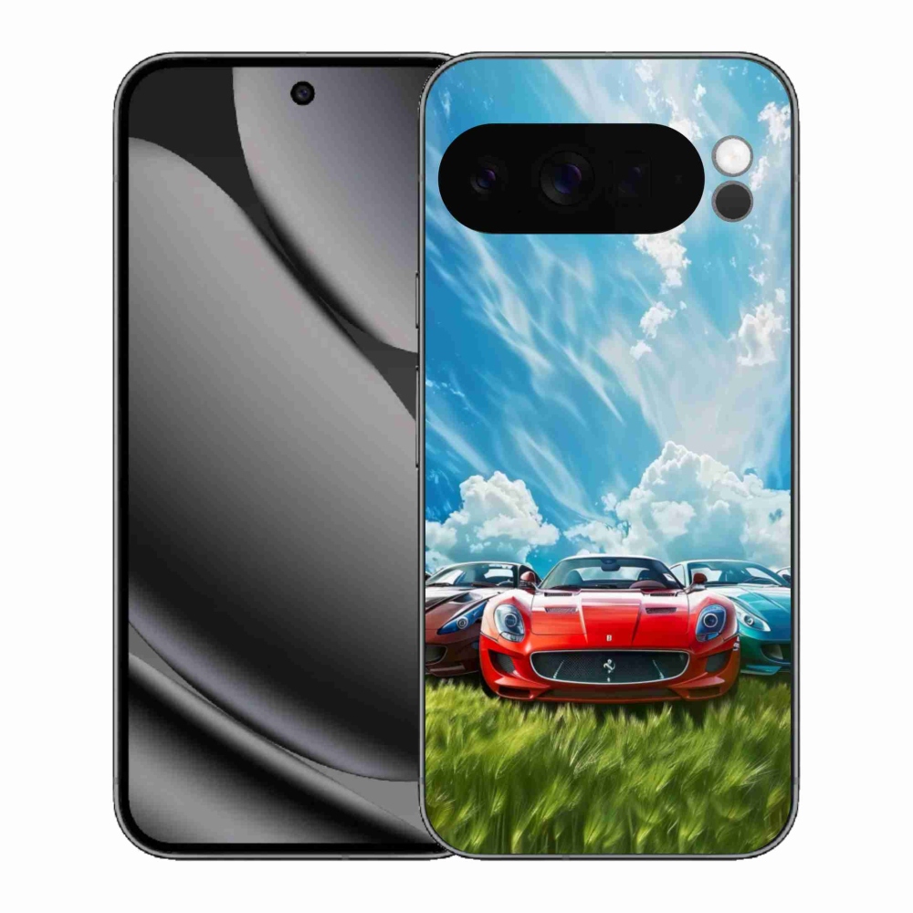 Gelový kryt mmCase na Google Pixel 10 Pro XL - sportovní vozy