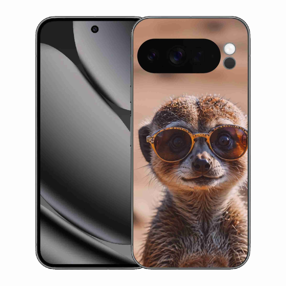 Gelový kryt mmCase na Google Pixel 10 Pro XL - stylová surikata