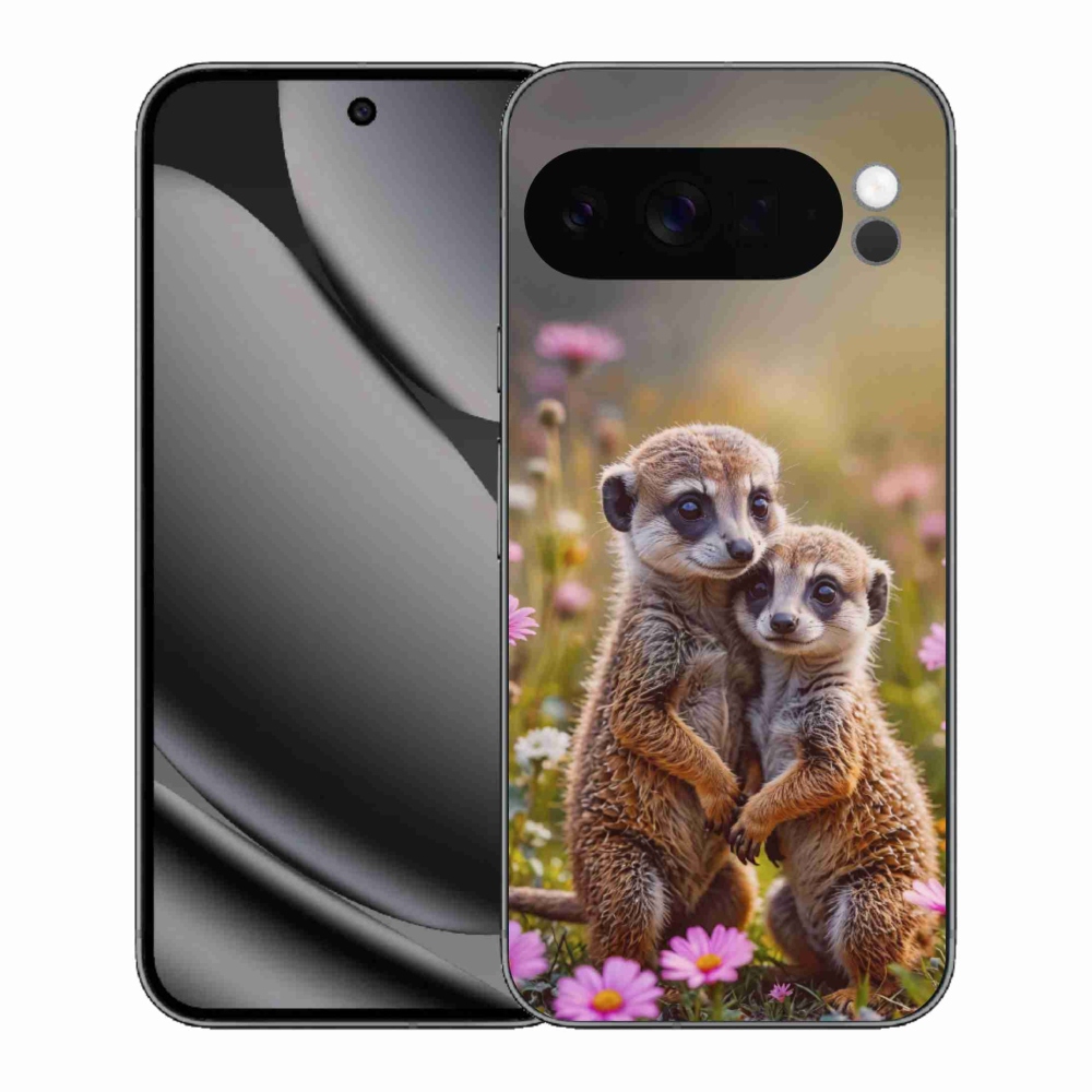 Gelový kryt mmCase na Google Pixel 10 Pro XL - surikatí duo