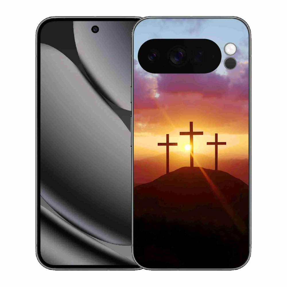 Gelový kryt mmCase na Google Pixel 10 Pro XL - tři kříže