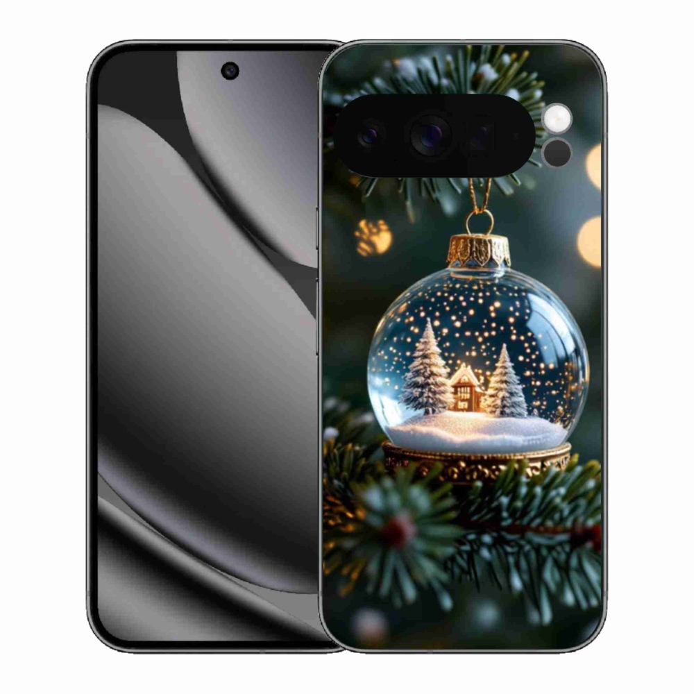Gelový kryt mmCase na Google Pixel 10 Pro XL - vánoční koule 2